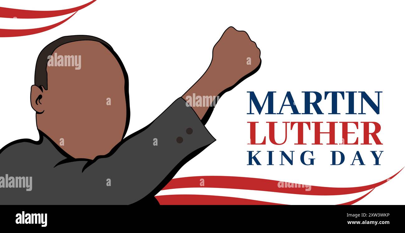 Martin Luther King Day Poster Stock Vektor