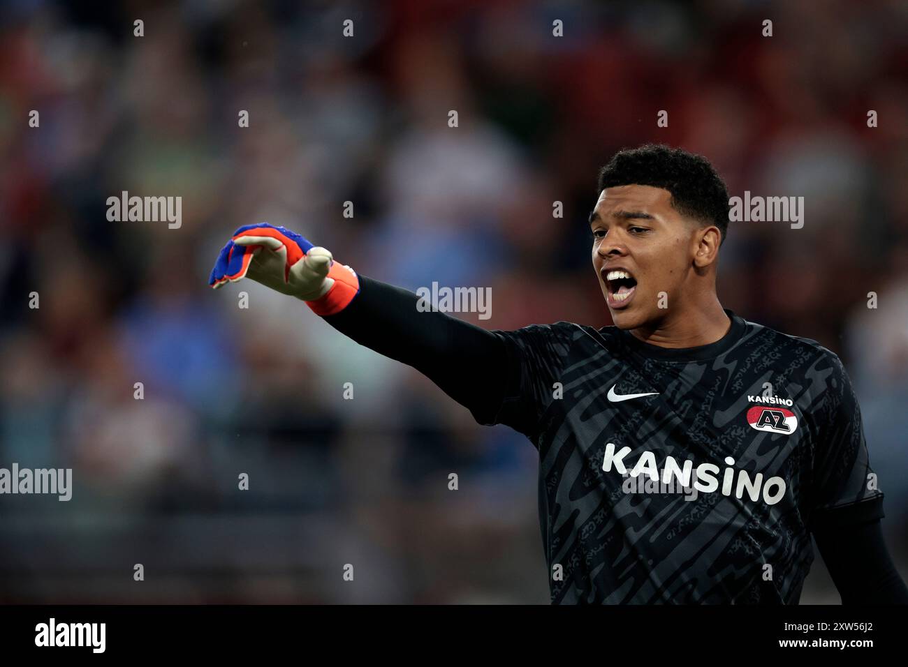 ALKMAAR - Torhüter Robin Roefs von NEC während des niederländischen Eredivisie-Spiels zwischen AZ Alkmaar und NEC Nijmegen im AFAS-Stadion am 17. August 2024 in Alkmaar, Niederlande. ANP JEROEN PUTMANS Stockfoto