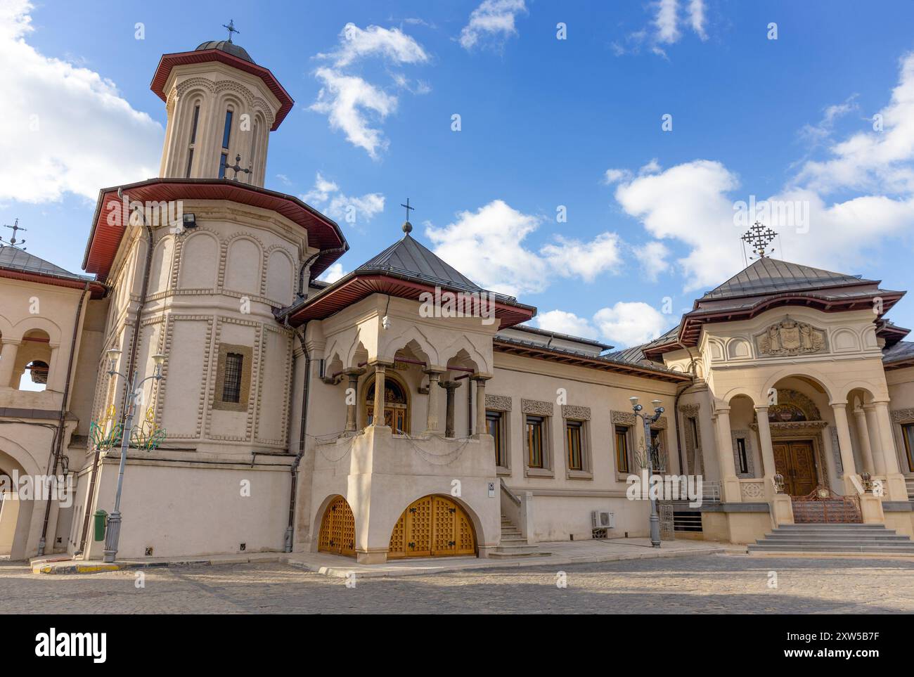Der Patriarchalpalast in Bukarest, Rumänien. Stockfoto