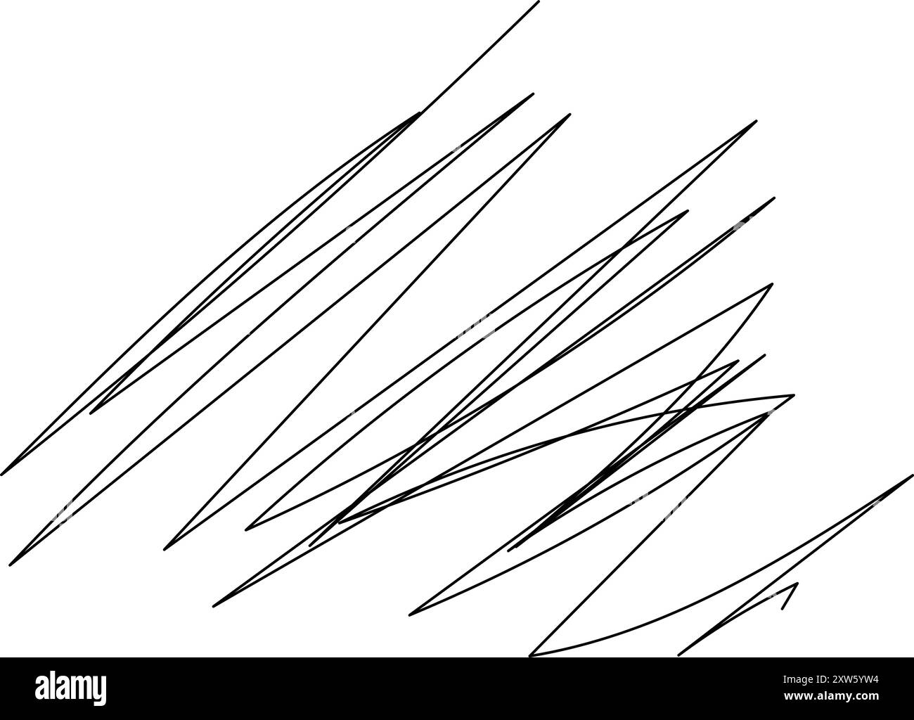 Abstraktes geometrisches schwarzes Linienmuster Stock Vektor