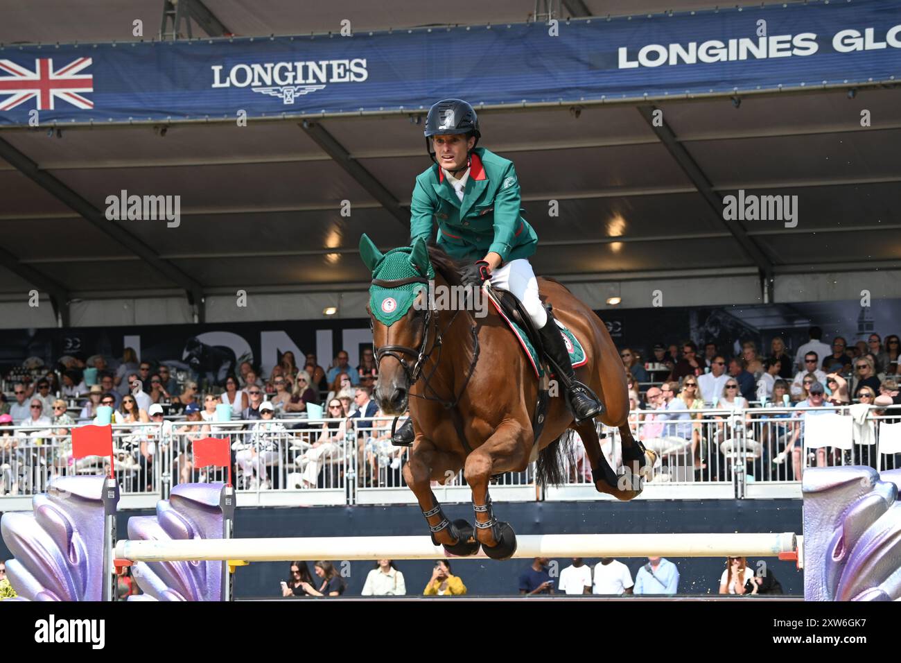 LONDON, GROSSBRITANNIEN. August 2024. Kyle Timm absolvierte bei der LGCT London 2024 die zweite Runde der Einzelqualifikation für die GCL of London in London, Großbritannien. (Quelle: Siehe Li/Picture Capital/Alamy Live News Stockfoto