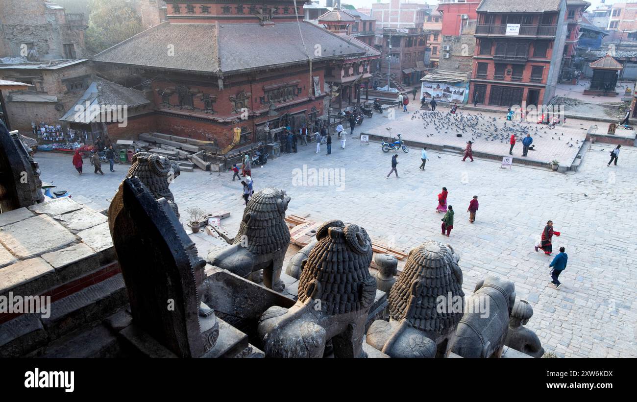 Taumadhi-Platz, Bhaktapur Stockfoto