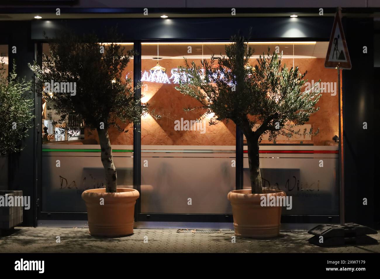 Bad Kreuznach, Deutschland. Januar 2024. Storefront. Stockfoto