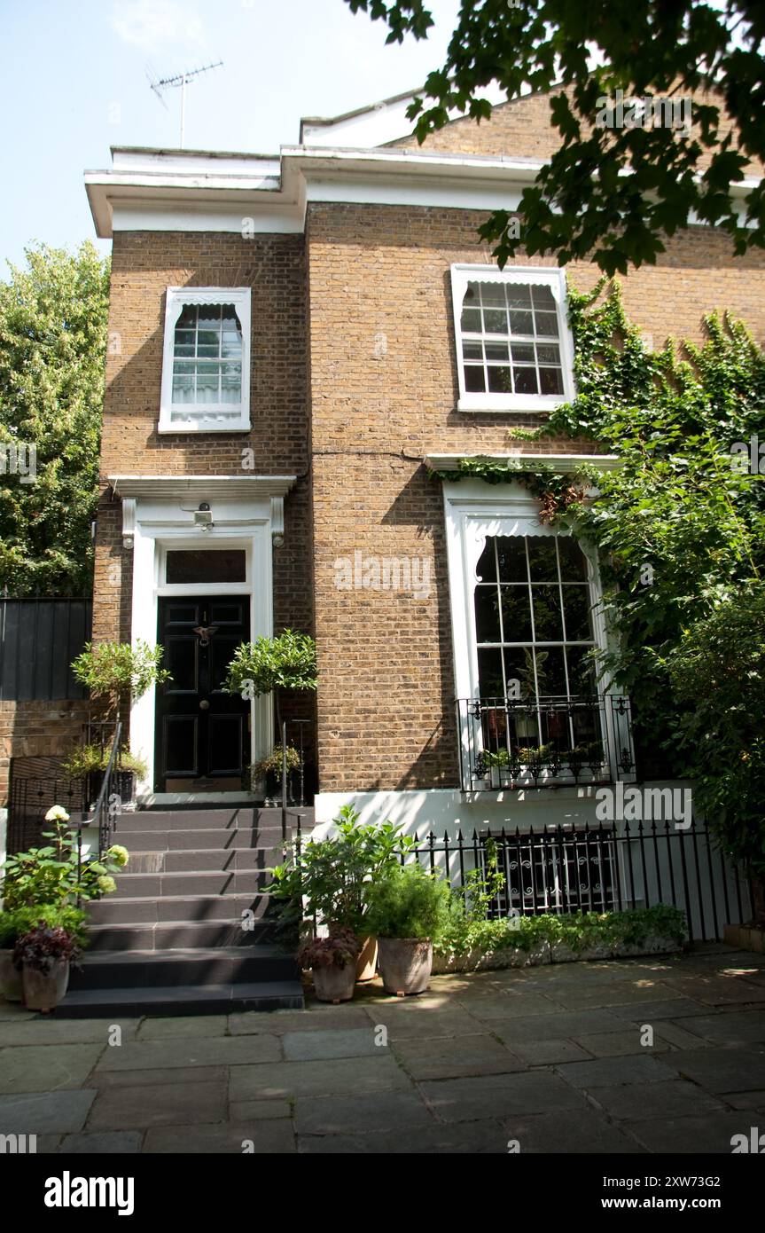 Haus, in dem Billy Fury bis zu seinem Tod lebte, St John's Wood, London, England, Vereinigtes Königreich. Ronald Wycherley (17. April 1940 – 28. Januar 1983), Stockfoto