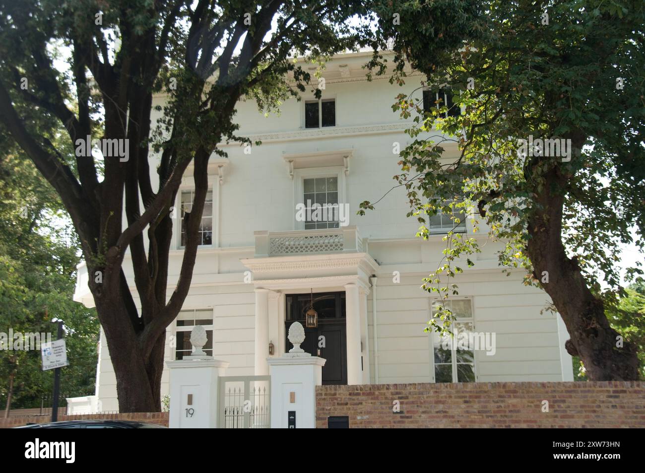 Beyonce's London Residence, St John's Wood, London, England, Vereinigtes Königreich. Stockfoto