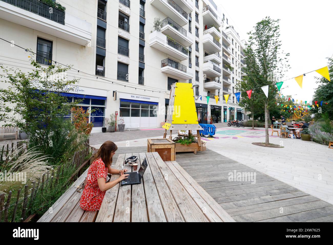 SAINT-OUEN-SUR-SEINE Stockfoto