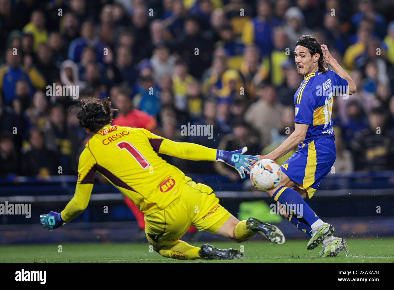 Boca Juniors Spieler Stockfoto