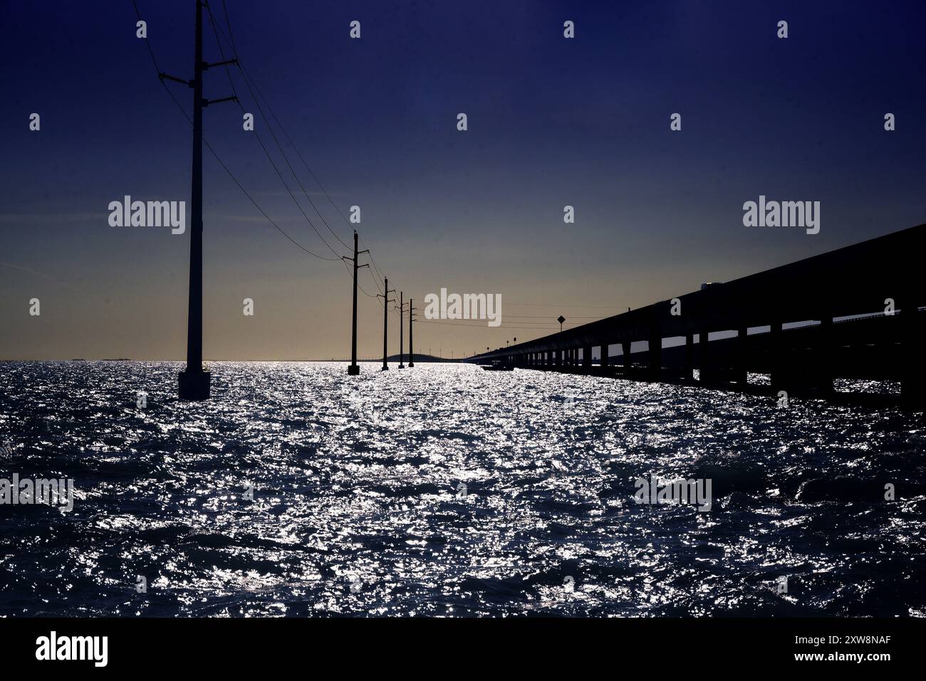 11-Mile Bridge, Florida Keys, Florida, USA Stockfoto