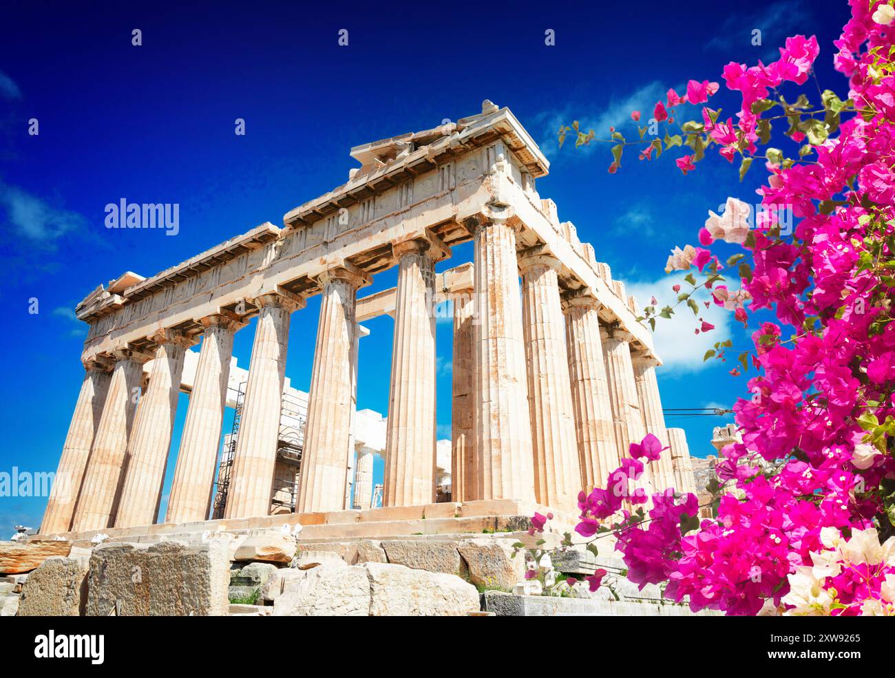 Parthenon Tempel, Athen Stockfoto