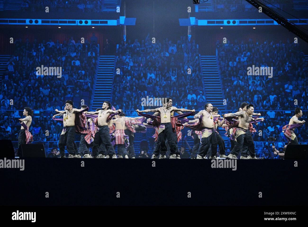 Singapur, Singapur. August 2024. TPM of the Philippines tritt am 18. August 2024 bei der 11. Ausgabe des Super 24 Dance Competition im Singapore Indoor Stadium in Singapur an. Quelle: Dann Chih Wey/Xinhua/Alamy Live News Stockfoto