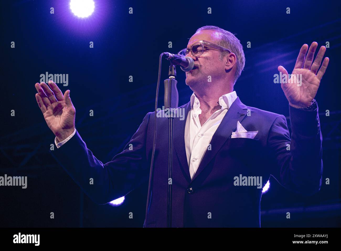 04.06.2022. Düsseldorf. 28. Jazz-Rallye. Der Sänger und Trompeter Jeff Cascaro. Stockfoto