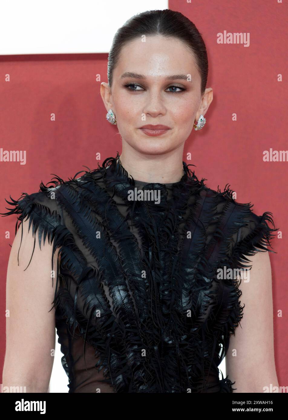 14. August 2024, London, England, UK - Cailee Spaeny bei Alien Romulus UK Gala Screening, Cineworld, Leicester Square Stockfoto