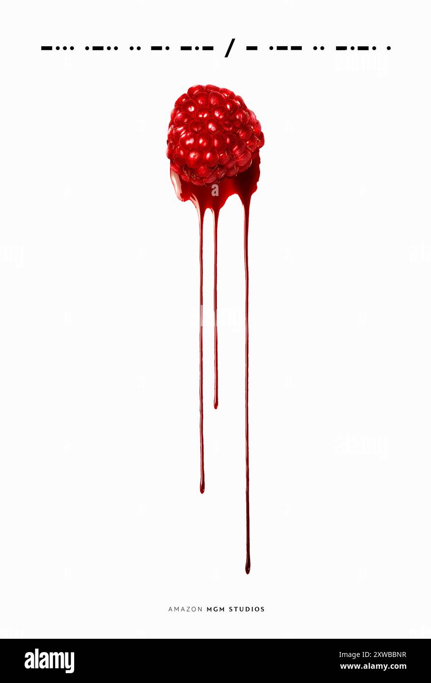 Blink zweimal (2024) von Zoë Kravitz mit Channing Tatum, Adria Arjona, Kyle MacLachlan und Geena Davis. Eine Cocktail-Kellnerin verliebt sich in einen Technikmogul und reist mit ihm auf seine Privatinsel, wo alles schief geht und sie ihre Realität in Frage stellt. Poster FÜR US-Teaser ***NUR FÜR REDAKTIONELLE ZWECKE***. Quelle: BFA / Amazon MGM Studios Stockfoto