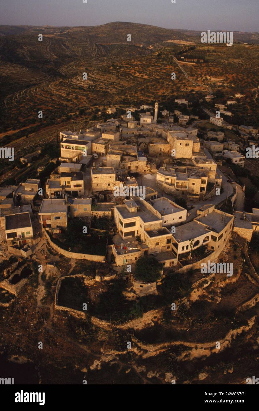 Westjordansiedlung, Israel. Stockfoto