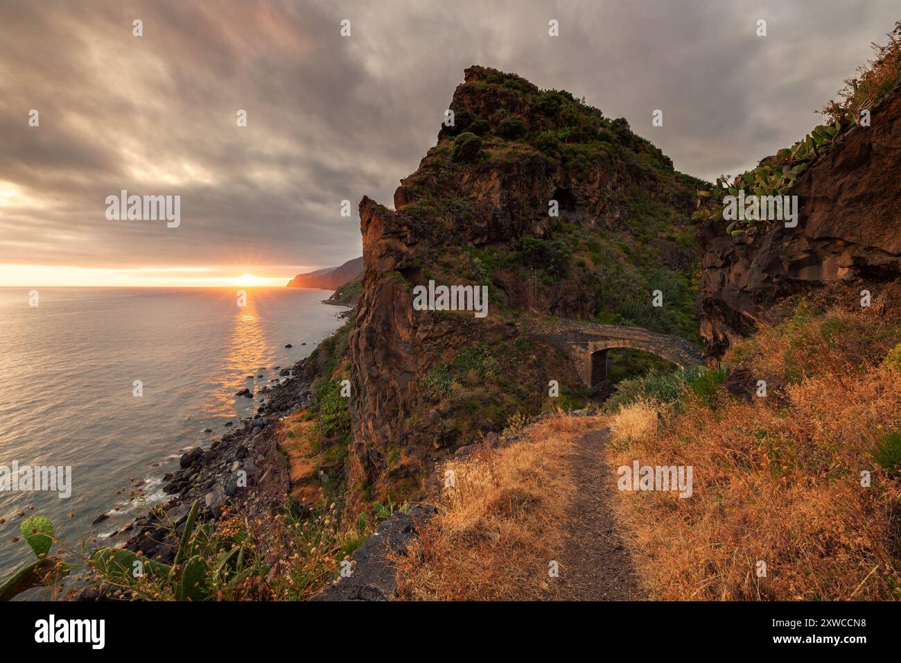 Ponta do Sol auf Madeira Stockfoto