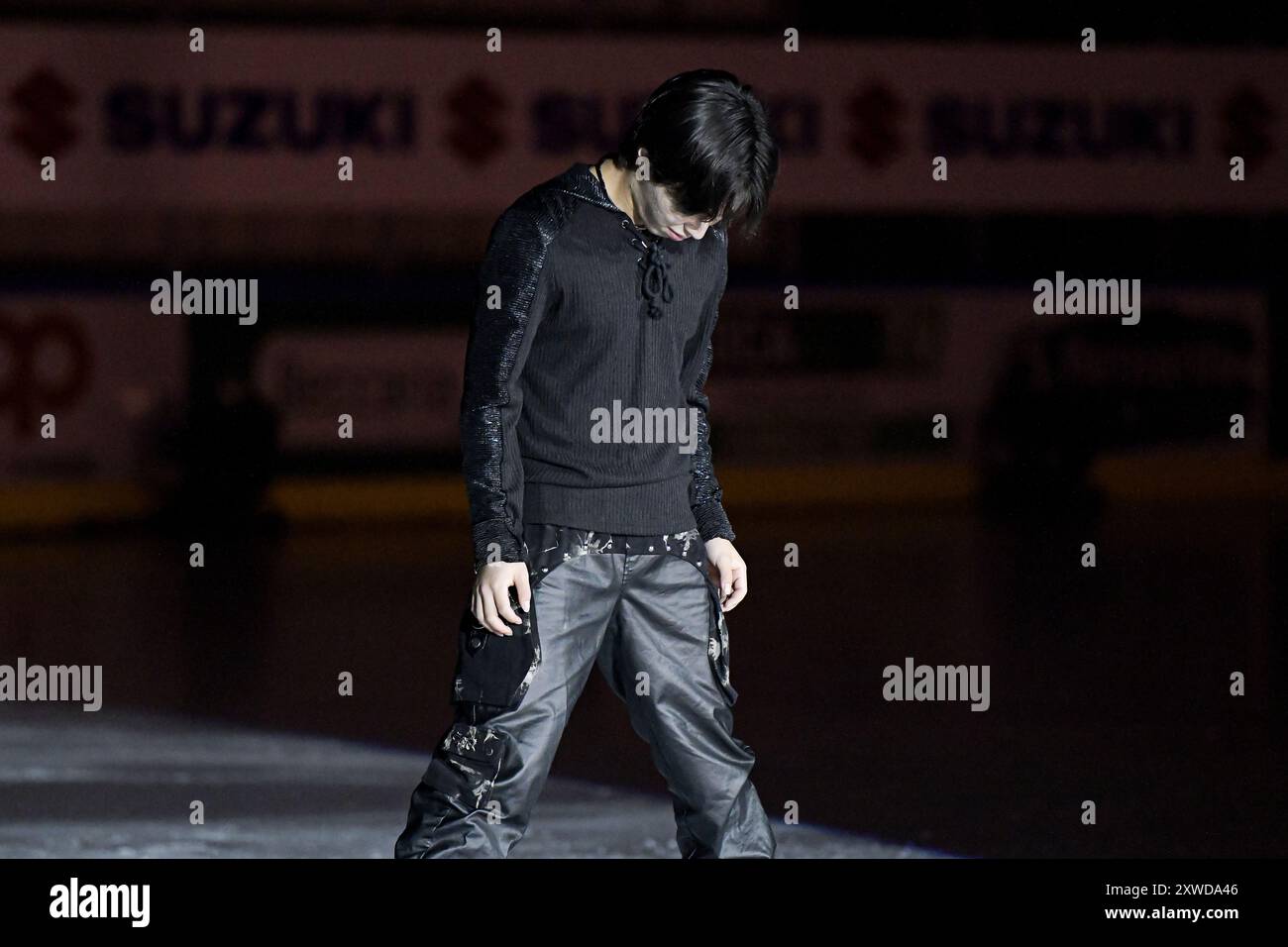 Kao MIURA (JPN), bei der Japanese Dream - Ice Gala, in der Acinque Ice Arena, am 15. August 2024 in Varese, Italien. Quelle: Raniero Corbelletti/AFLO/Alamy Live News Stockfoto