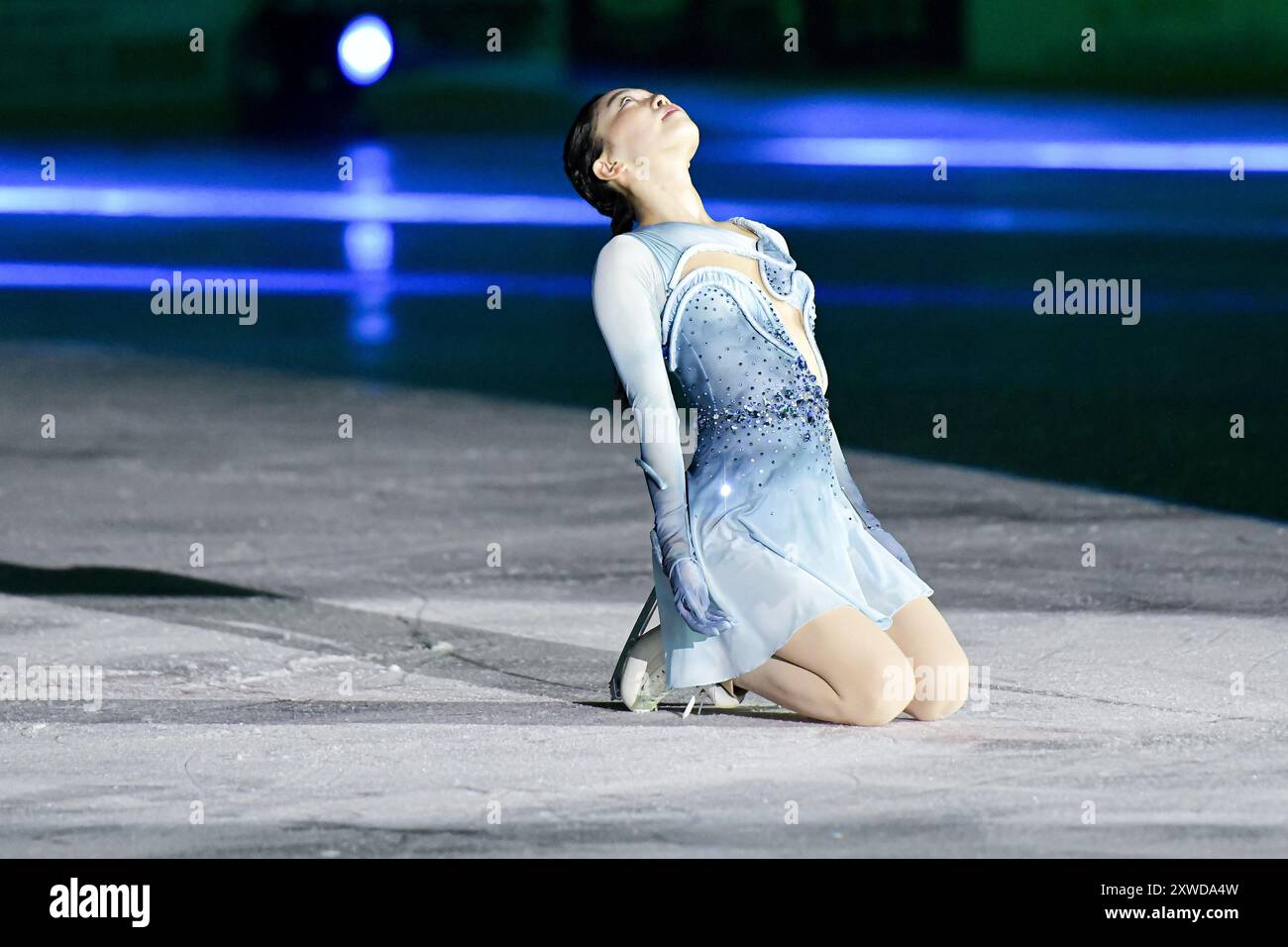 HANA YOSHIDA (JPN), bei der Japanese Dream - Ice Gala, in der Acinque Ice Arena, am 15. August 2024 in Varese, Italien. Quelle: Raniero Corbelletti/AFLO/Alamy Live News Stockfoto