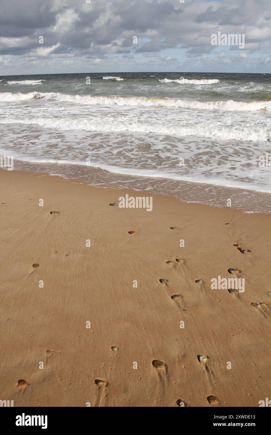 Amerikanischer Friedhof in der Normandie am Strand von Omaha in der Normandie, Frankreich Stockfoto