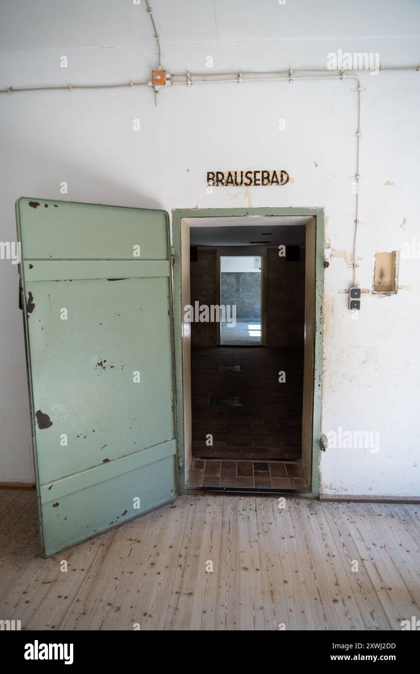 Das Konzentrationslager Dachau in Bayern Stockfoto