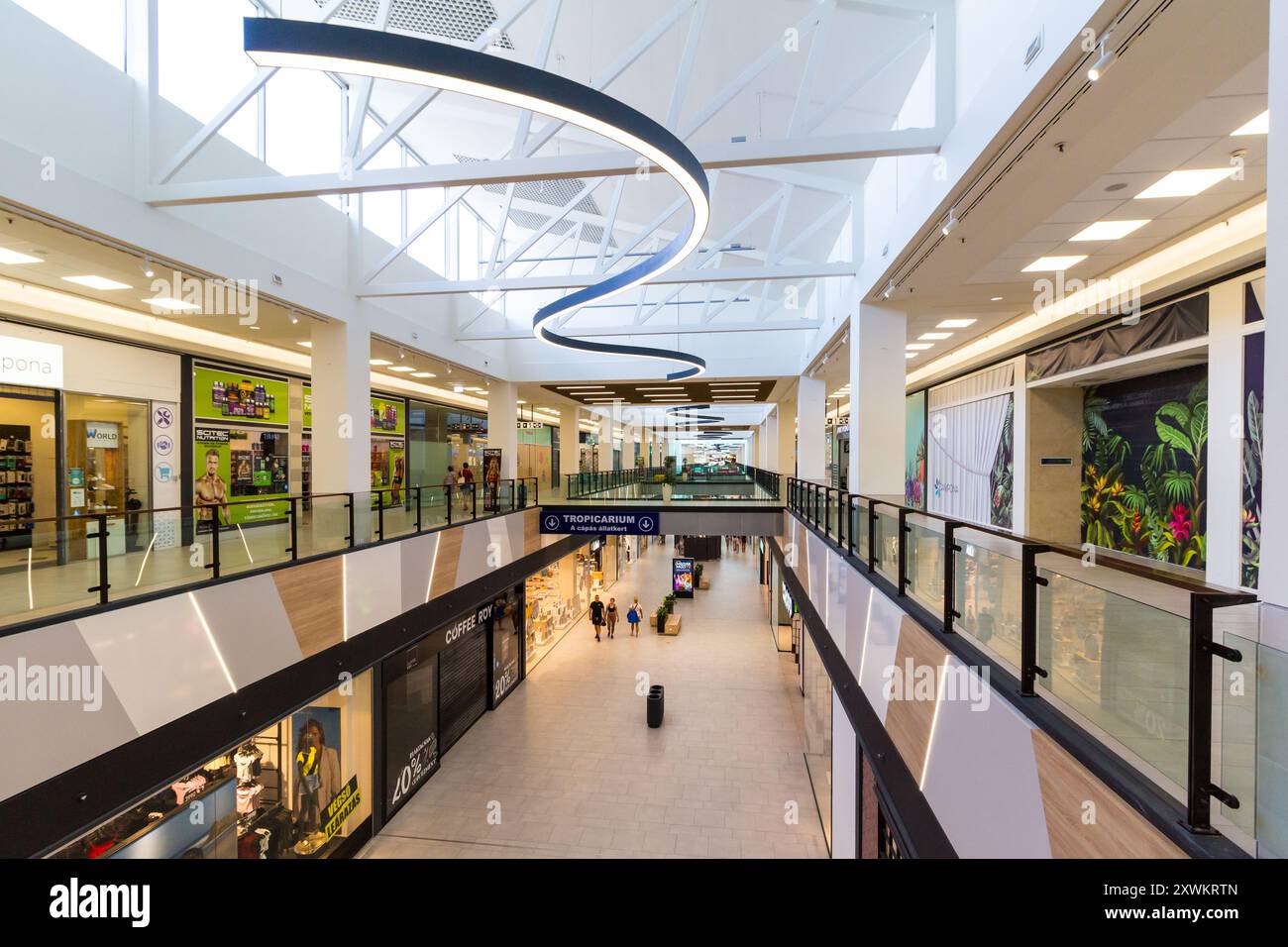 Campona Shopping and Entertainment Center, Budateteny, Budapest, Ungarn Stockfoto