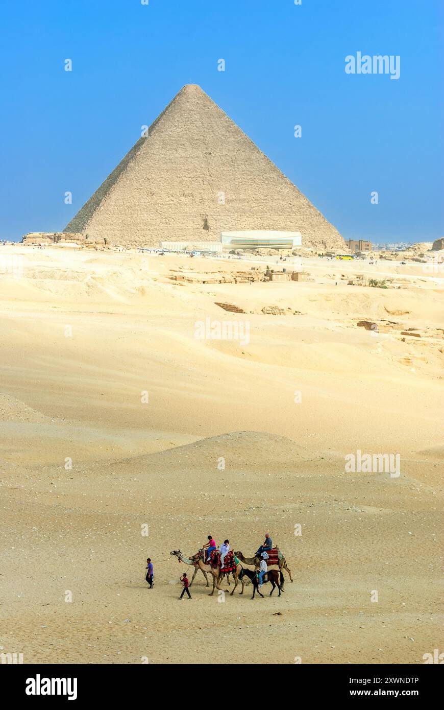 Pyramide von Cheops - Giza, Unterägypten Stockfoto