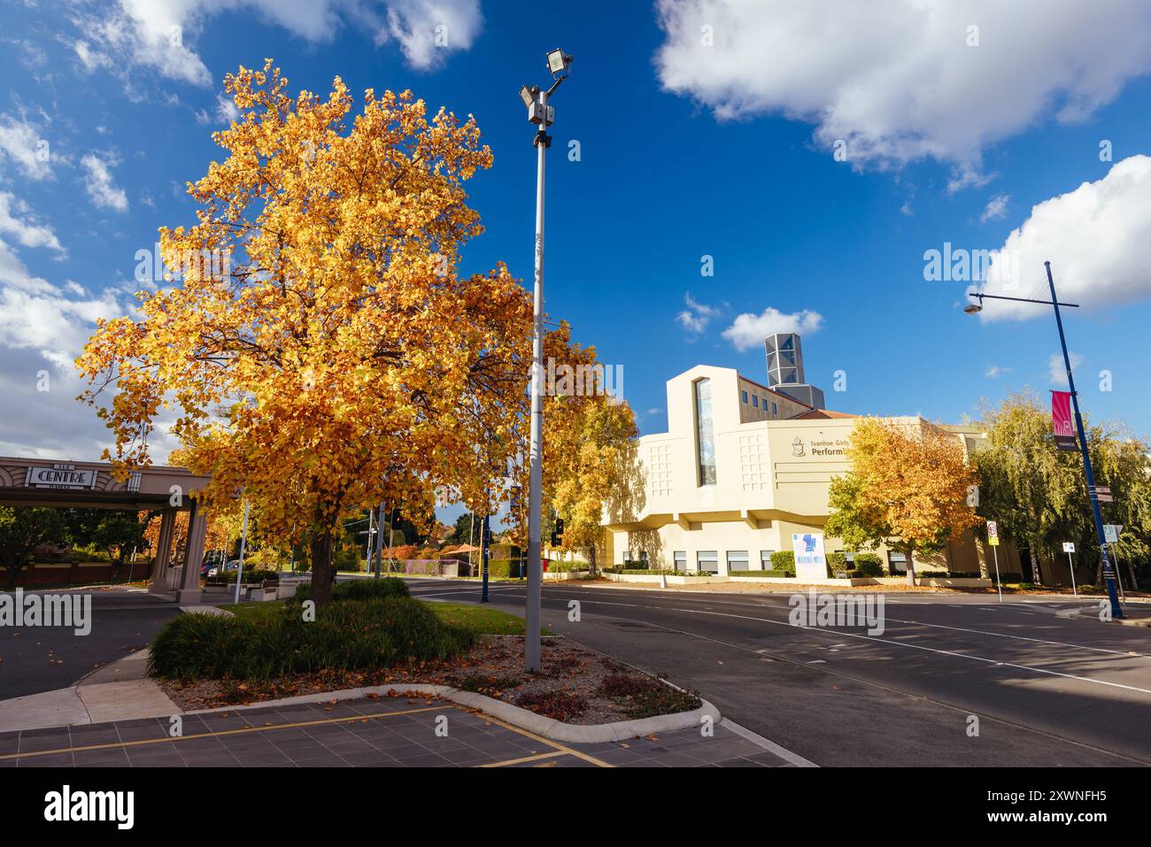 Ivanhoe Girls Gymnasium in Australien Stockfoto