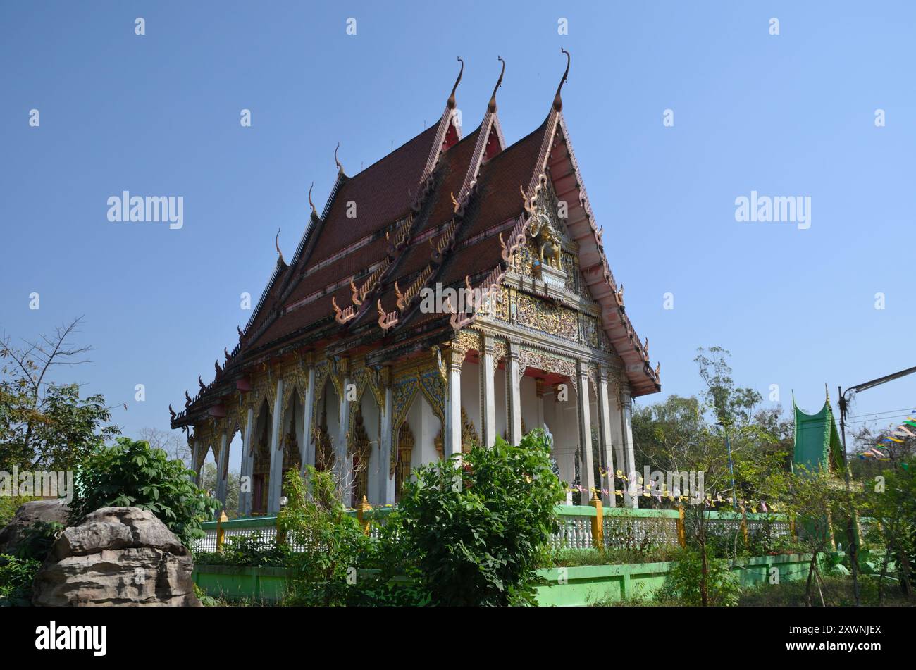 Wat Tham Khao Ito, Prachin Buri, Thailand, Asien Stockfoto