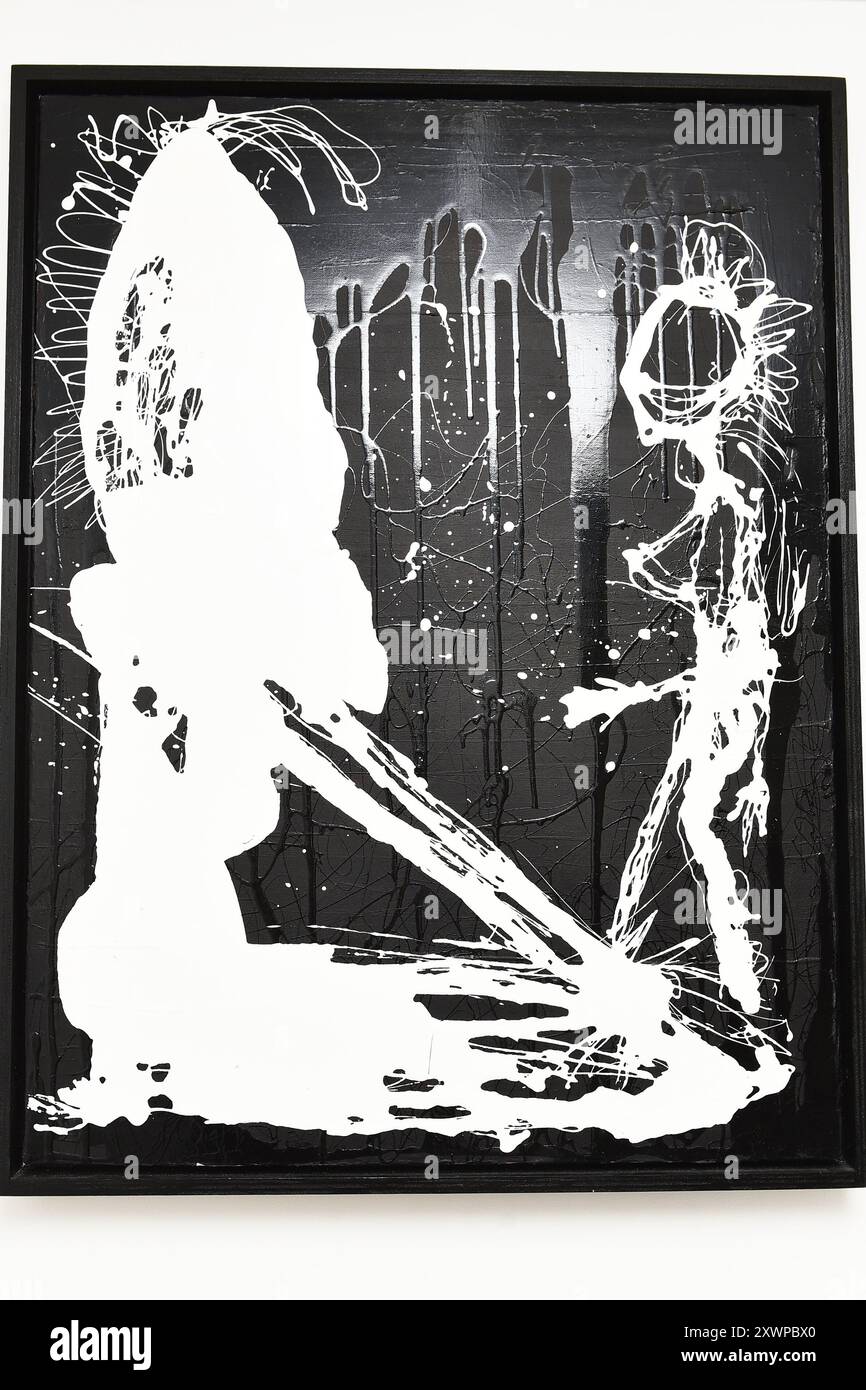 Die Londoner Künstlerin Julie Bloom Current Collection of Mixed Media Artworks, London, Großbritannien. Kredit PatPhoto/Alamy Stock Stockfoto