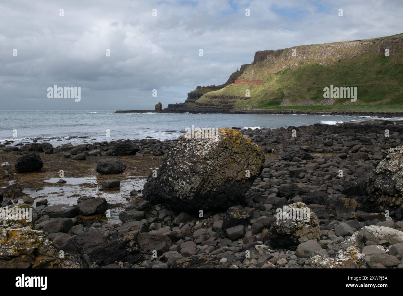 Port Noffer, Causeway Coast, Antrim, Nordirland Stockfoto