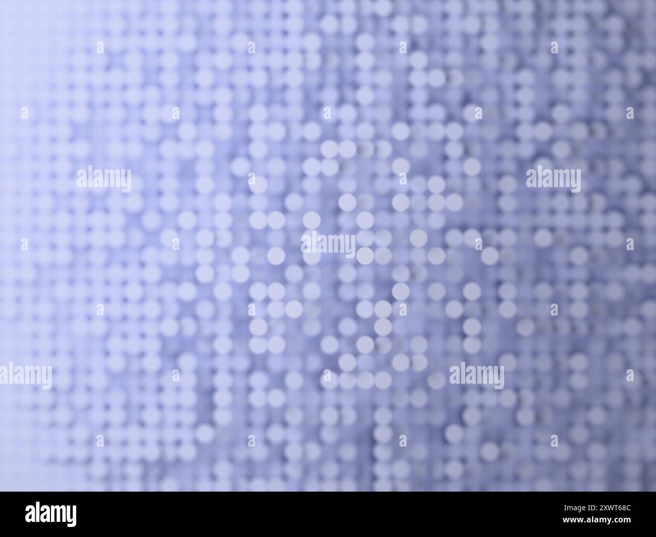 Beruhigendes Muster von Kreisen im Farbverlauf von Chambray-Blau. Digitales 3D-Rendering. Stockfoto