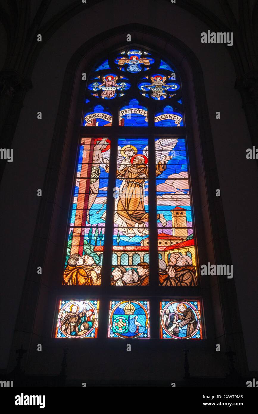 Catedral Sao Pedro de Alcantara, Petrópolis, Brasilien Stockfoto