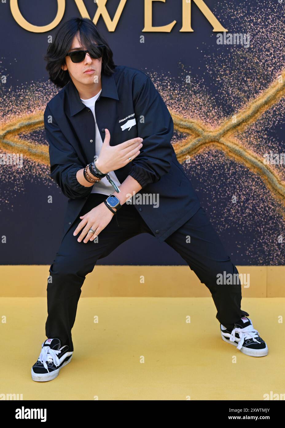 LONDON, GROSSBRITANNIEN. August 2024. Der Charater The Rings of Power nimmt an der Weltpremiere von The Lord of the Rings: The Rings of Power Teil – Staffel 2 im BFI SOUTHBANK in London, Großbritannien. (Quelle: Siehe Li/Picture Capital/Alamy Live News Stockfoto