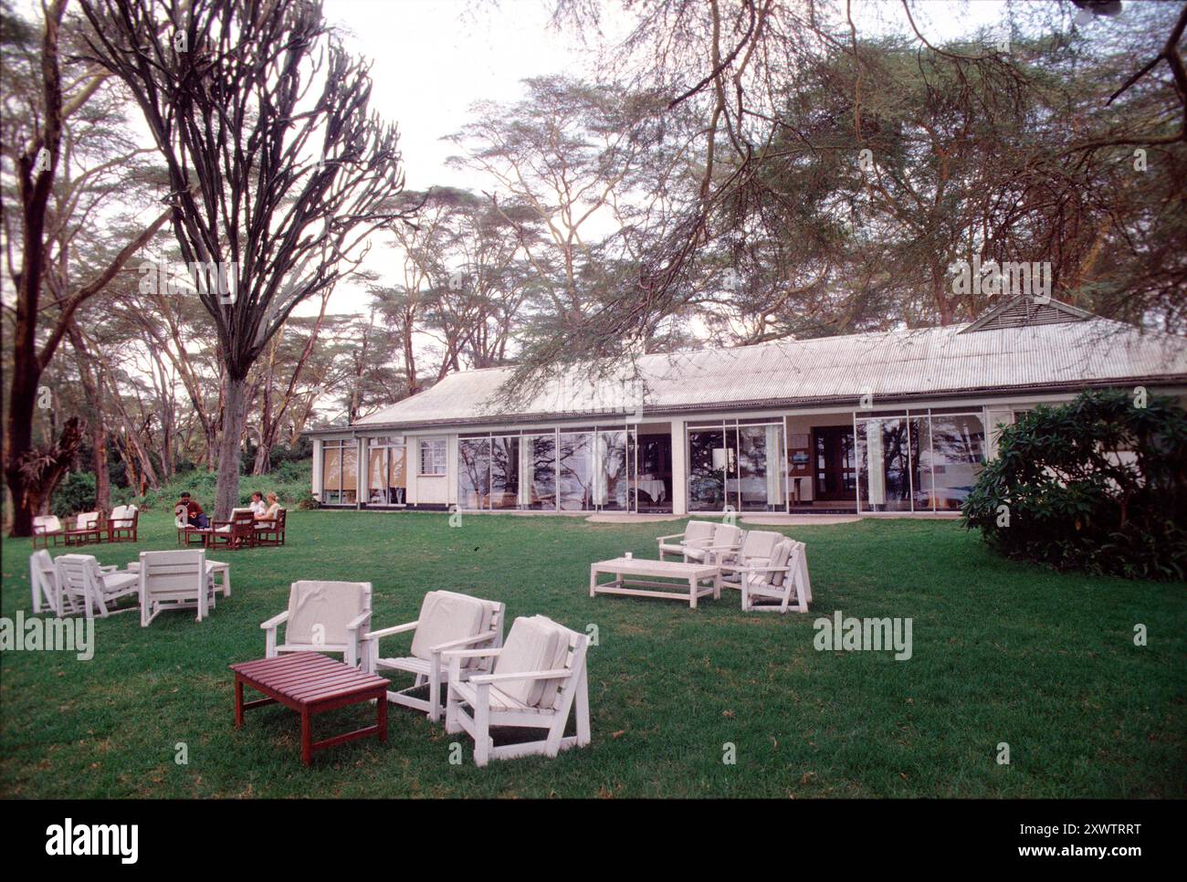 Elsamere am Ufer des Lake Naivasha, war ursprünglich das Haus von George und Joy Adamson und ist für Touristen geöffnet, Kenia Stockfoto