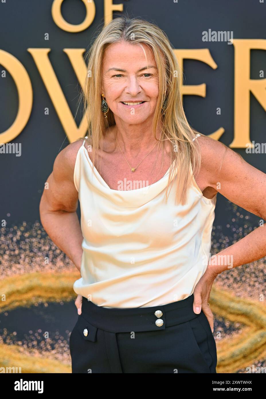 LONDON, GROSSBRITANNIEN. August 2024. Charlotte Brändström nimmt an der Weltpremiere von The Lord of the Rings: The Rings of Power – Staffel 2 im BFI SOUTHBANK in London Teil. (Quelle: Siehe Li/Picture Capital/Alamy Live News Stockfoto