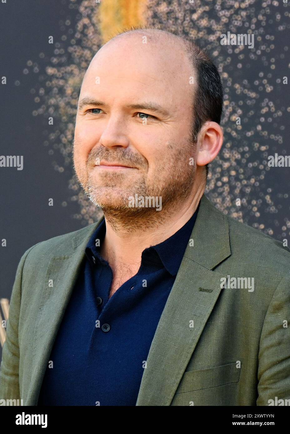 LONDON, GROSSBRITANNIEN. August 2024. Rory Kinnear nimmt an der Weltpremiere von The Lord of the Rings: The Rings of Power – Staffel 2 im BFI SOUTHBANK in London Teil. (Quelle: Siehe Li/Picture Capital/Alamy Live News Stockfoto