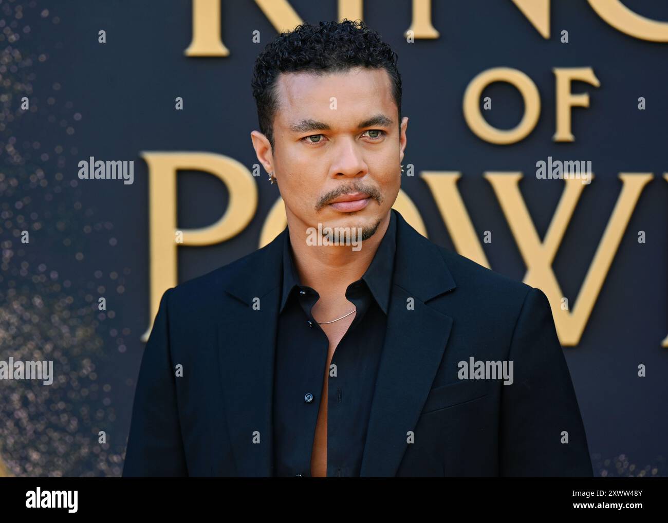 LONDON, GROSSBRITANNIEN. August 2024. Ismael Cruz Cordova nimmt an der Weltpremiere von The Lord of the Rings: The Rings of Power – Staffel 2 im BFI SOUTHBANK in London Teil. (Quelle: Siehe Li/Picture Capital/Alamy Live News Stockfoto