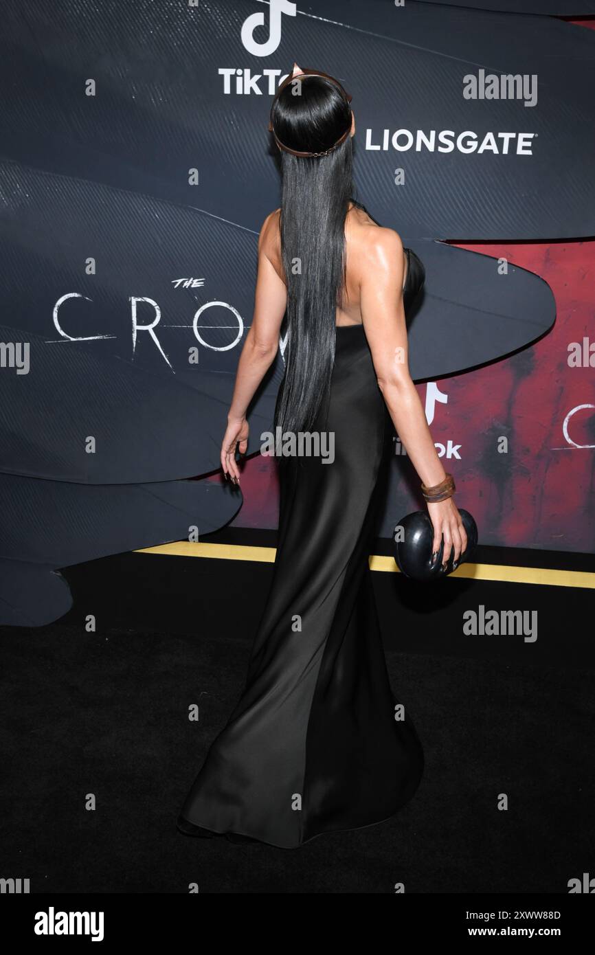 New York, USA. August 2024. FKA Twigs nahm am 20. August 2024 an der Crow-Filmpremiere im Village East von Angelika in New York Teil. (Foto: Efren Landaos/SIPA USA) Credit: SIPA USA/Alamy Live News Stockfoto