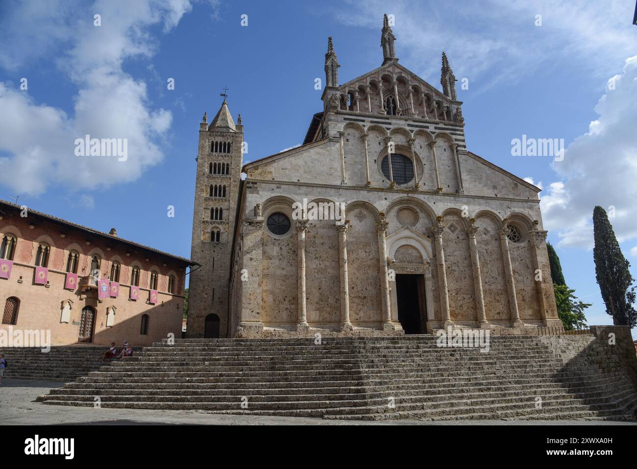 Die Kathedrale von Massa Marittima Stockfoto