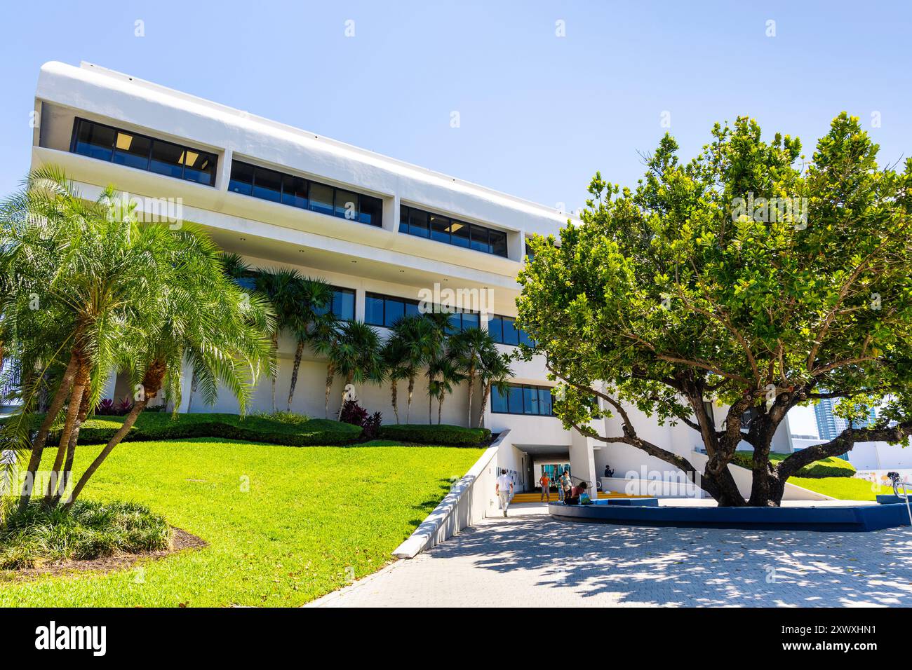 Außenansicht der Miami Beach City Hall in 1977 Gebäude, Miami Beach, Florida, USA Stockfoto