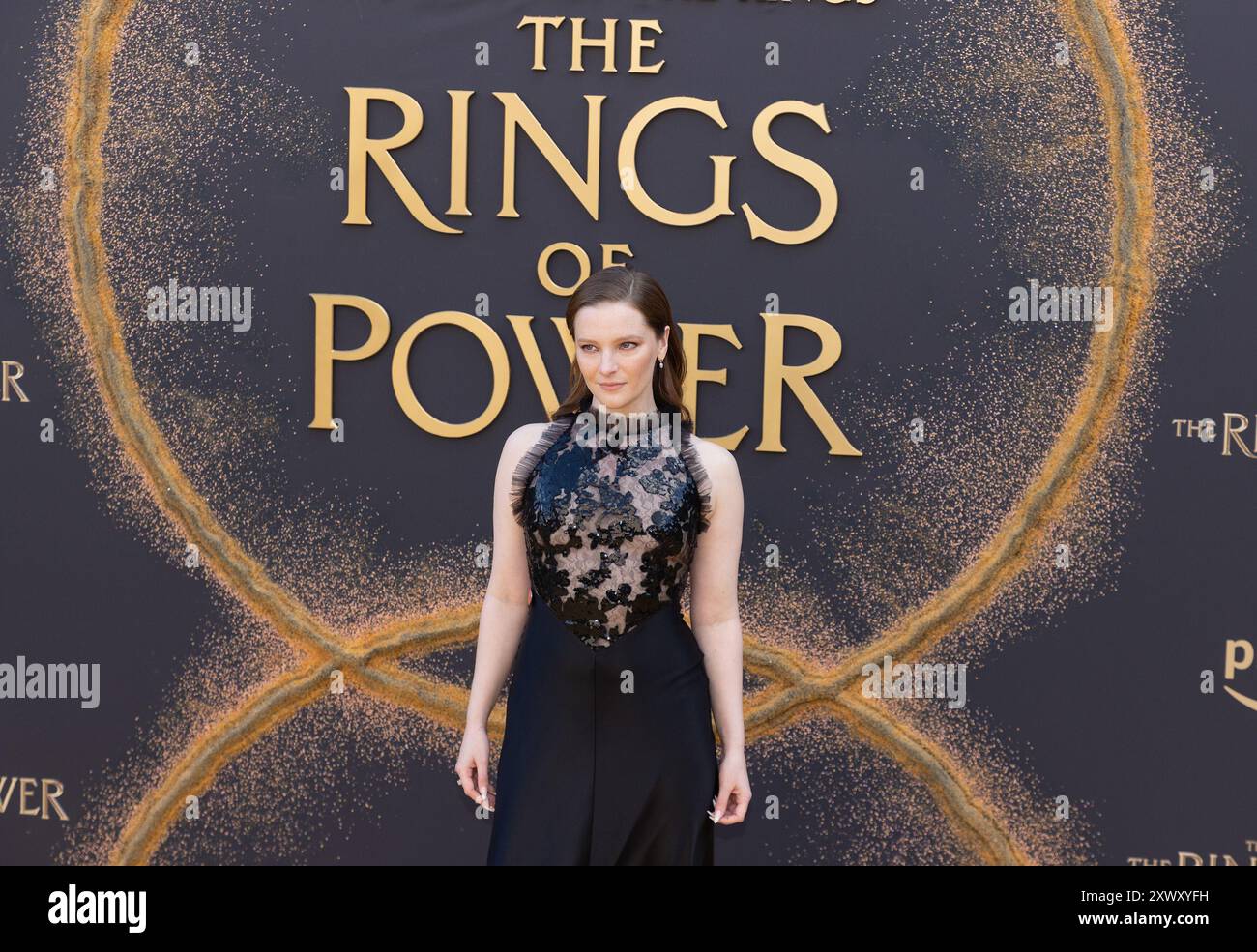 London, Großbritannien, 20. August 2024. Morfydd Clark ist am 20. August 2024 bei The Lord of the Rings: The Rings of Power, Staffel 2 World Premiere im BFI Southbank in London, England, Großbritannien. Quelle: S.A.M./Alamy Live News Stockfoto