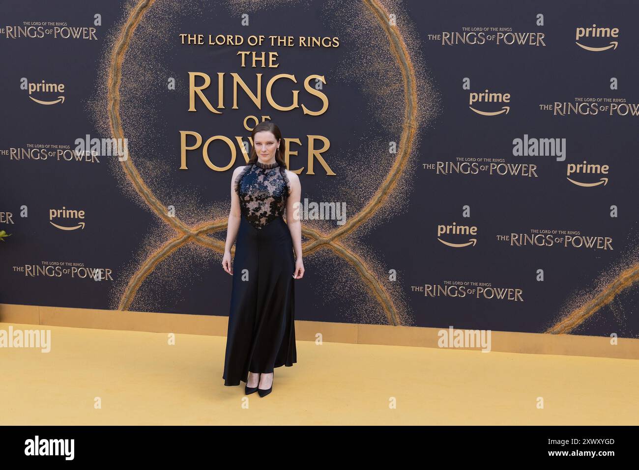 London, Großbritannien, 20. August 2024. Morfydd Clark ist am 20. August 2024 bei The Lord of the Rings: The Rings of Power, Staffel 2 World Premiere im BFI Southbank in London, England, Großbritannien. Quelle: S.A.M./Alamy Live News Stockfoto