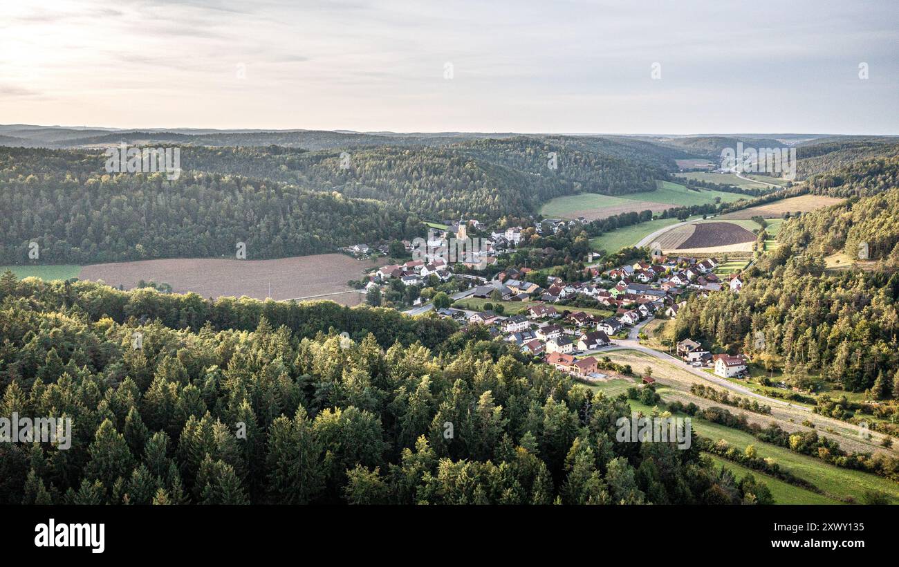 Burglengenfeld bei Schloss Dietldorf im Landkreis Schwandorf, Bayern. Stockfoto