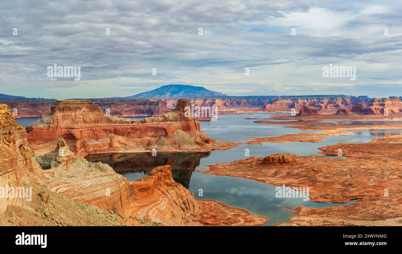 Alstrom Point, Lake Powell, Glen Canyon National Recreation Area, Utah. Stockfoto