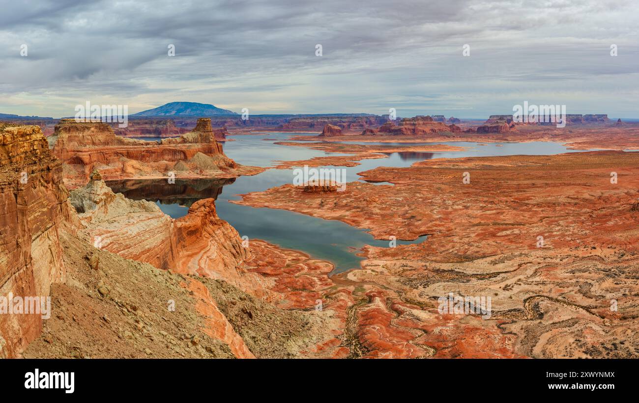 Alstrom Point, Lake Powell, Glen Canyon National Recreation Area, Utah. Stockfoto