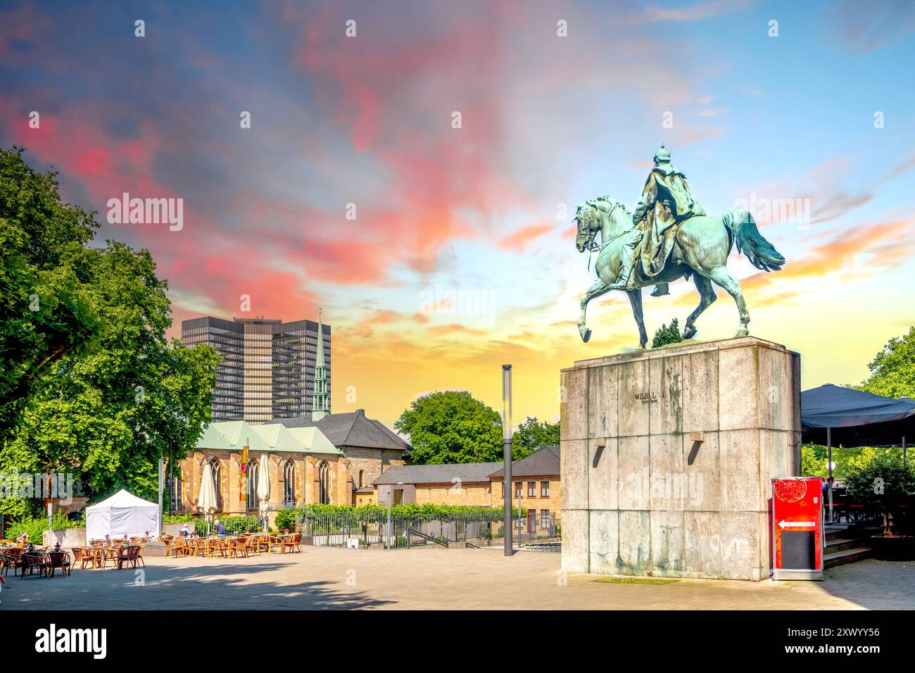 Altstadt von Essen, Deutschland Stockfoto