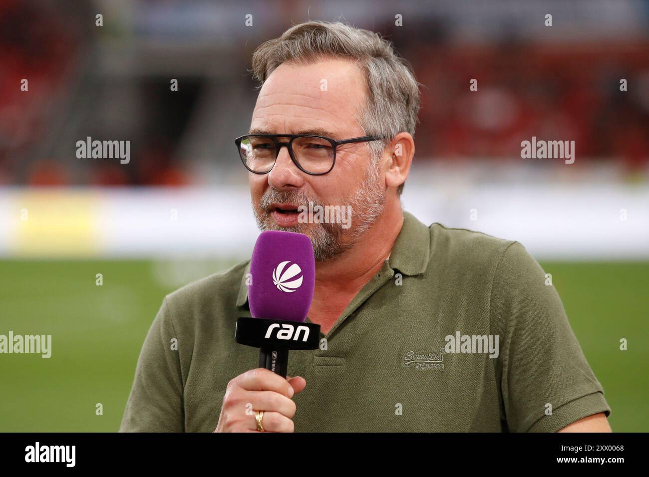 LEVERKUSEN - Matthias Opdenhovel beim DFL-Super-Cup-Spiel zwischen Bayer 04 Leverkusen und VfB Stuttgart am 17. August 2024 in der BayArena in Leverkusen. ANP | Hollandse Hoogte | BART STOUTJESDIJK Stockfoto