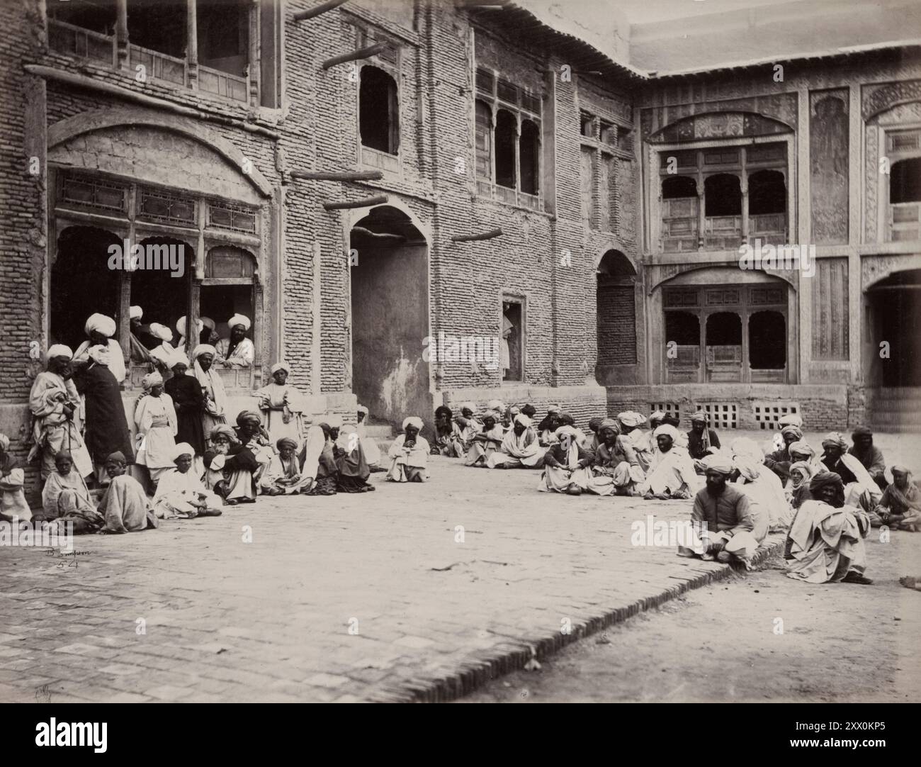 Zweiter Anglo-Afghanischer Krieg. Vintage-Foto der Eingeborenen von Kandahar. Afghanistan. 1878-1880 Stockfoto