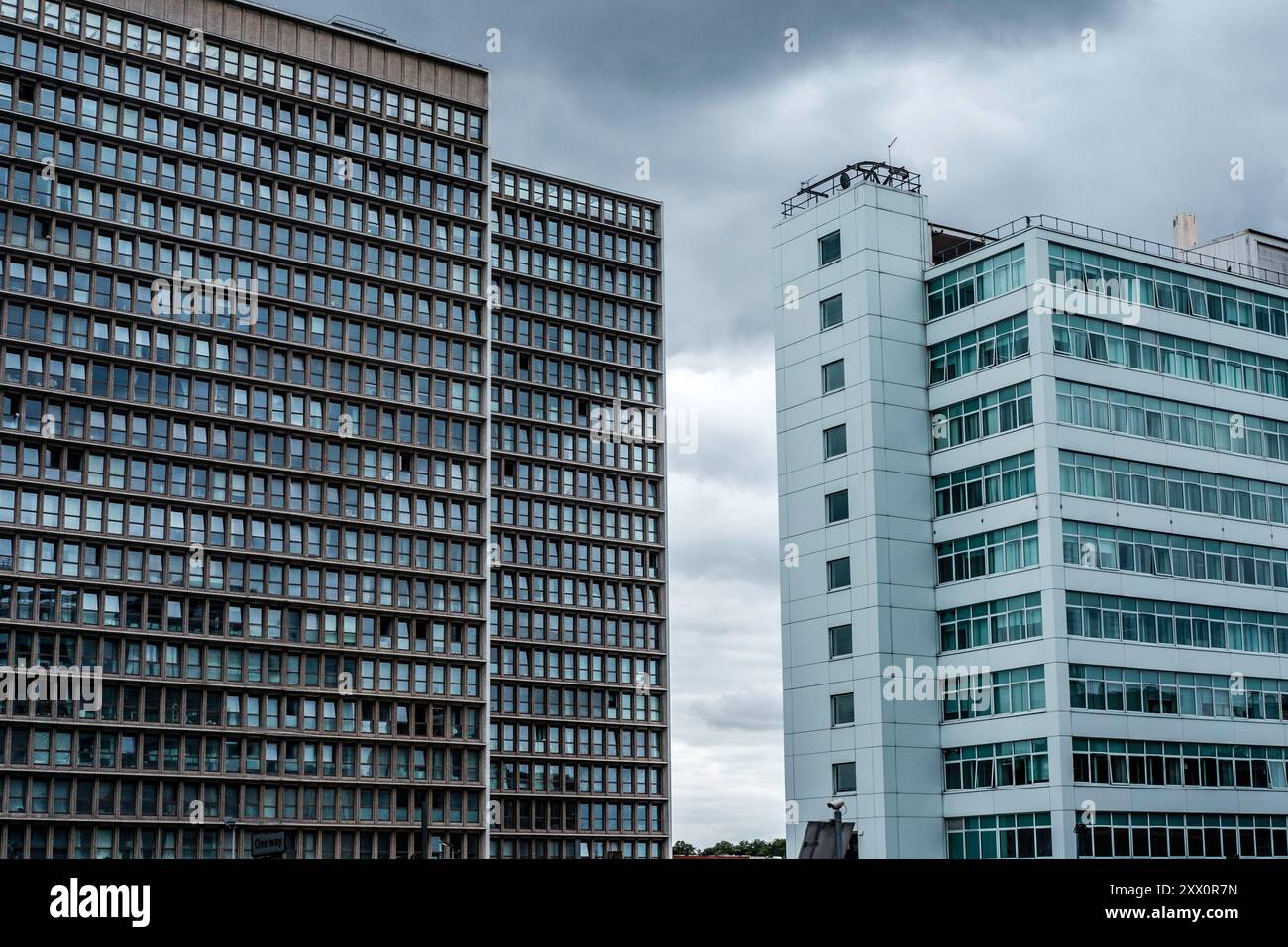 Leon House und Grosvenor House, London Borough of Croydon, Großbritannien Stockfoto Leon House und Grosvenor House, London Borough of Croydon, Großbritannien Stockfoto