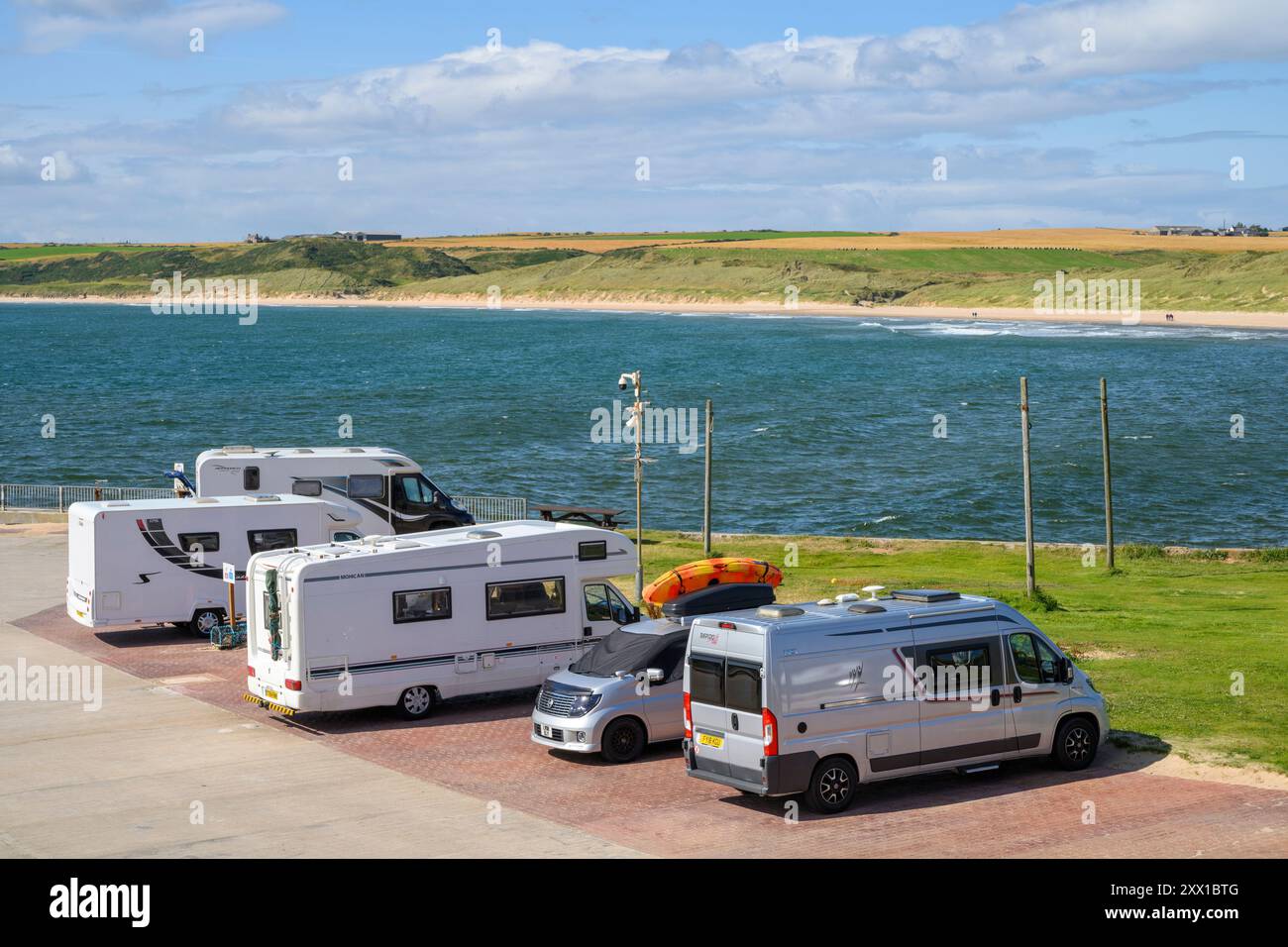 Port Erroll and Cruden Bay, Aberdeenshire, Schottland, Vereinigtes Königreich. Stockfoto