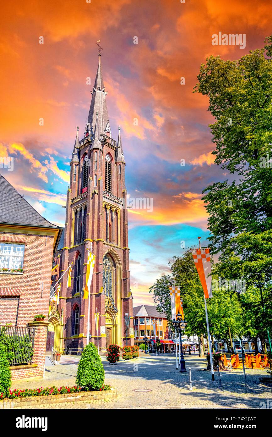 Altstadt von Kevelaer, Deutschland Stockfoto